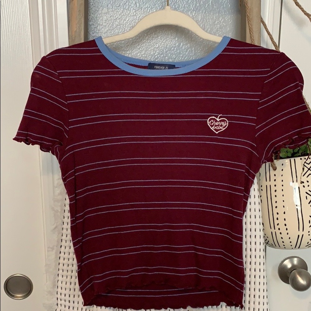 Red Crop Top